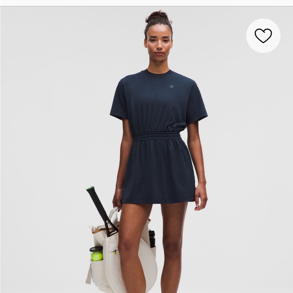 Chic Navy Blue Athletic Dress
